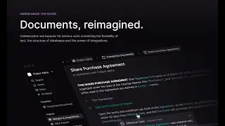 HERO - Notion-like editor for formal business documents