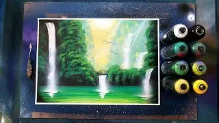 SPRAY PAINTING TUTORIAL - C&Oacute;MO PINTAR UNA JUNGLA CON SPRAY - ArteDaniel