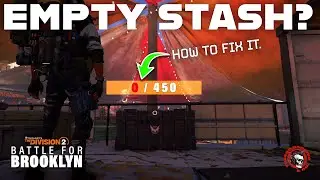 How to Fix The Stash Bug - The Division 2 Battle for Brooklyn DLC