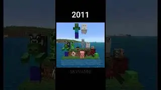 La Evoluci&oacute;n De Minecraft 2009-2026 😔😞 #edit #minecraft #mobs #mojang #2009 #2026 #short #evolution