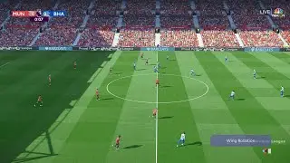 &laquo;Манчестер Юнайтед&raquo; против &laquo;Брайтона&raquo; | PES 2026 | Реалистичный газон и графические моды. sesko.m...