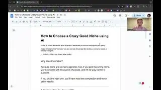 How to Choose a Crazy Good SMMA Niche using AI 🤖