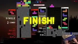 Insane Fast Pro Tetris 1v1! Ranked Tetr.io