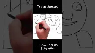 Train Thomas' friend James is a lot of fun 💛 Art for kids hub!