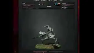 Dota 2 Effigy Block of Triumph - custom base statue