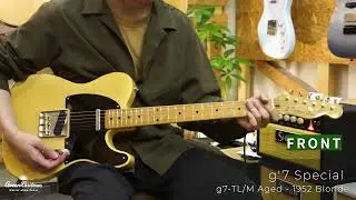 Green Guitars - g'7 Special g7-TL/M Aged - 1952 Blonde
