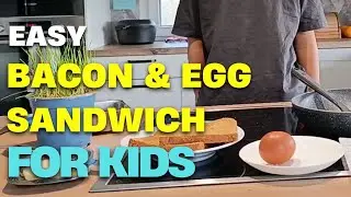 Easy Bacon & Egg Sandwich for Kids (+ Egg Fails)