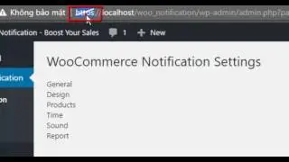 WooCommerce Notification Broken settings page