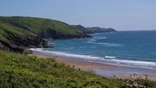 Freshwater East to Manorbier Castle Pembrokeshire Coast Wales