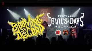BLOOMING DISCORD - Devil's Days - Salle Bastard Barsac - 10 mai 2025