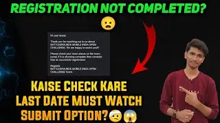 BMOC Registration Not Completed😱 Submit Option Not Showing BMOC Server Load Create Team Problem😱