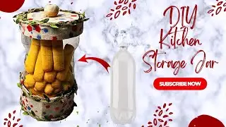 Great Kitchen Idea from Plastic Bottle II DIY Storage Jar