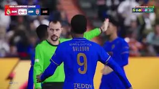 LIVE - Real Madrid vs Monaco || UEFA Champions League 2025 || PES 21 Simulation