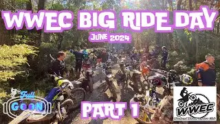WWEC BIG RIDE DAY - 70+ ENDURO MAD RIDERS IN THE WATAGANS - part 1, June , 2024