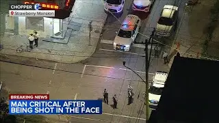 Man shot in face outside bar