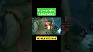 Argus playing Squid Game