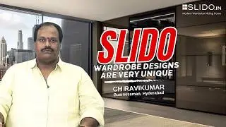 Sliding wardrobes for Mr. CH Ravi Kumar | Wardrobe design | Cupboard | SLIDO | Customer Testimonial