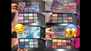 Обзор палеток Nyx in your element! |