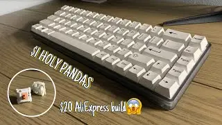 $20 AliExpress keyboard build with fake holy pandas