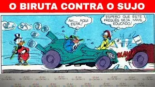 Tio Patinhas, Donald e Peninha em O biruta contra o sujo | História em quadrinhos Disney narrada