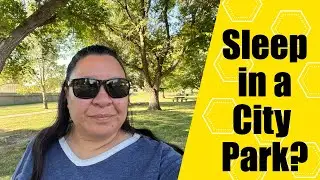 First Time Sleeping in a City Park! Free Camping in Douglas Wyoming City Park #vanlife