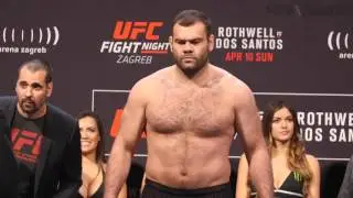 Main event fighters hit the scales for UFC Fight Night 86 in Zagreb, Croatia