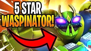 *NEW* 5 STAR WASPINATOR RANK UP & GAMEPLAY! - Transformers: Forged To Fight
