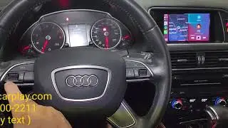 2017 Audi Q5 upgrade retrofit apple carplay + becker camera