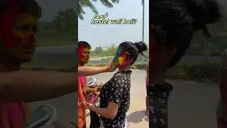 Hostel wali Holi🌈AIIMS Kalyani🥼 (colours, bhang, fun) #collegelife #hostellife #aiims #holi #medico