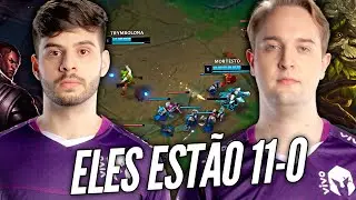 PREPARA&Ccedil;&Atilde;O COME&Ccedil;OU! MORTTHEUS e TRYMBI TREINANDO o LUCIAN e IVERN para O CROSS e WORLDS 2025!