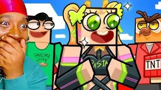 The Vanoss Crew Introduce Pasta To The Minecraft Server! (REACTION)