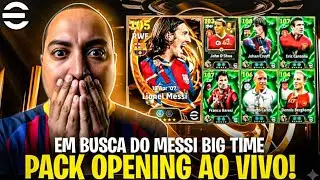 🚨😱🤑 EFOOTBALL 2026 - PACK OPENING EM BUSCA DO MESSI BIG TIME AO VIVO!!!