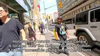 Stayed at Holiday Inn Downtown Toronto Centre for Summer Vacation 2023/Relaxing Week