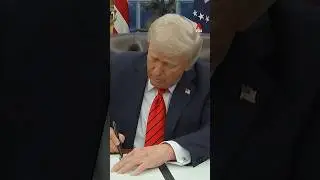 Trump signs executive order to ban paper straws