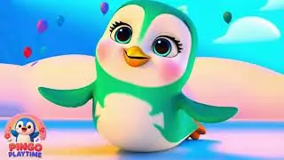 🌷🐧 Sunny Garden Funny Falls → “Oops! Pip Helps Snowy” | Fun Kids Song & Dance