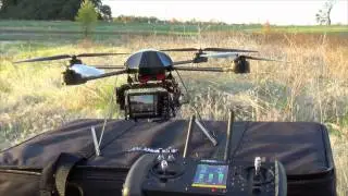 Draganflyer X4 UAV R/C Helicopter with Panasonic FX-580 12.1 mega pixel digital camera