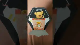 Biscoito Koala sabor Chocolate Amargo da Lotte 🐨😋