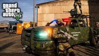 GTA5 | EJERCITO MEXICANO 🇲🇽 SE ENFRENTA A TRAFICANTES DE SUSTANCIAS ILEGALES!🔥