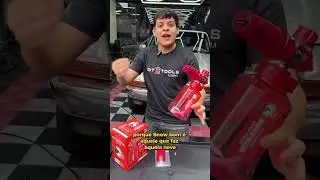 🧼 CANH&Atilde;O DE ESPUMA SNOW FOAM RED & SHINE 1L LAVAGEM PROFISSIONAL 🚗✨ #detailer #canhaodeespuma