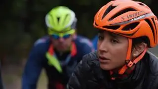 Barbara Riveros Detr&aacute;s del Ironman 70.3 Puc&oacute;n