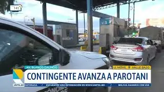 Contingente policial avanza hacia Parotani, sector bloqueado por mineros