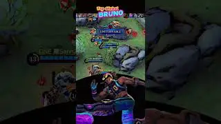 OVERPOWER Bruno Top Global 1 Bruno  #mlbb #mobilelegends #ml #topglobalmobilelegends #bruno