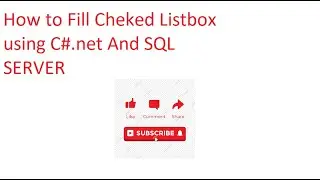 How To Fill Checkedlistbox using DataTable in C#.Net Framework