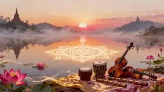 Indian Sitar Serenity | Relaxing Bansuri, Violin & Tabla Music for Mind & Soul