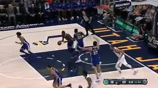 Zaza pachulia throws punch At Rudy Gordert After Both Get physical