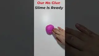 Slime without glue or borax l no glue slime ASMR #shorts