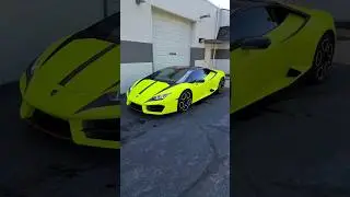 One of my favorite wraps to date #Lamborghini #huracan #paintisdead #livery
