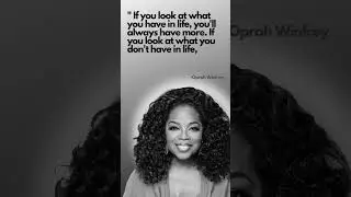 Oprah Winfrey Quotes about Life #shorts