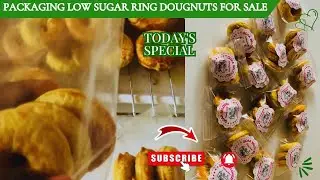Homemade Commercial Ring Doughnut Packaging | Very Simple #smallbusiness #doughnut #packagewithme