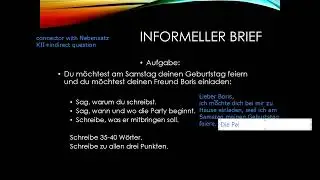 German A2 Informal letter writing tips and tricks